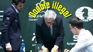 Top 10 illegal Moves in Chess From Super Grandmasters [upl. by Eserehc]