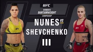 Amanda Nunes vs Valentina Shevchenko 3 Full Fight [upl. by Ardeha743]