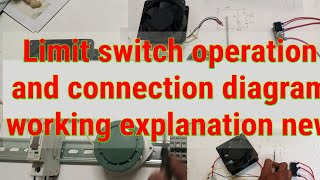 Tamil limit switch operation and connection diagram practical explanation new [upl. by Ehr]