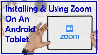 Installing and Using Zoom on an Android Tablet to attend SPLC Classes [upl. by Nauqed]