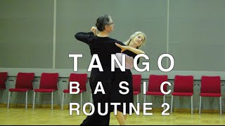 How to Dance Tango  Basic Routine 2 [upl. by Pardner981]