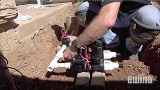 How To Replace A Sprinkler System Valve Manifold [upl. by Mabel]