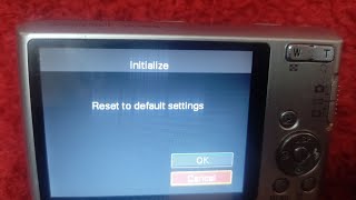 How to Reset SONY CYBERSHOT CAMERA  Tutorial [upl. by Daly708]