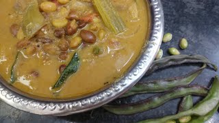 Avarai Kottai Katharikai Kootu Kulambu Salem Special Recipe Gowri Samayalarai [upl. by Sammons]