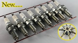 2024 New electricity free energy generator using by spark plug 100 [upl. by Nance]