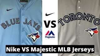 Nike vs Majestic MLB Jerseys Review [upl. by Mimajneb689]