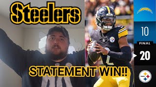 Statement Win  Steelers Sunday Debut Series S1 Week 3 [upl. by Yatnoed]