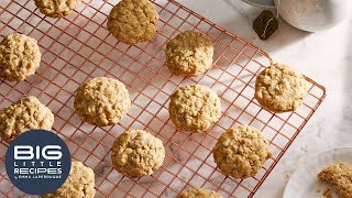 3Ingredient Oatmeal Cookies  Big Little Recipes [upl. by Eniamurt]