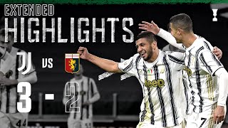 Juventus 32 Genoa  Rafia Debut Winner in Extra Time  EXTENDED Highlights [upl. by Witty]