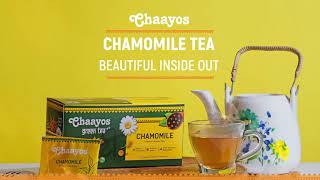 Chaayos Chamomile Green Tea Bags [upl. by Higginbotham346]