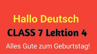 Hallo DEUTSCH CLASS 7 Module4L4 learn GermanPART1 Aditya Sharma [upl. by Hartman323]