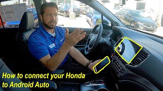 How to Connect Your Honda to Android Auto [upl. by Ibob]