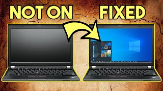 Troubleshoot A Laptop Not turning On But Light Is On – EASY FIX [upl. by Konopka]