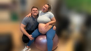 40 WEEKS VLOG  GOING INTO LABOUR  James and Carys [upl. by Akehsyt]