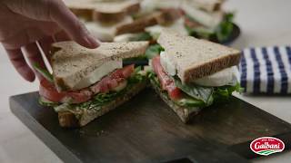 Galbani® Fresh Mozzarella Caprese Sandwich in 15 Seconds [upl. by Koo]