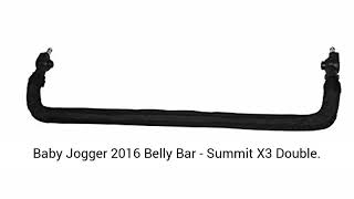 Baby Jogger 2016 Belly Bar Summit X3 Double [upl. by Isidoro312]