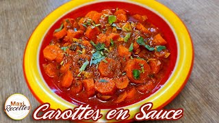 Carottes en Sauce à lAil et au Cumin  Recette Facile et Rapide [upl. by Millman644]