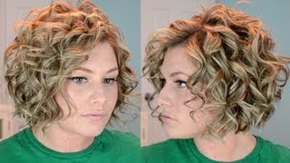 Short Curly Hair Tutorial [upl. by Euqnimod749]