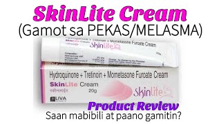 Skinlite Cream Product Review Gamot sa Pekas [upl. by Mateo]