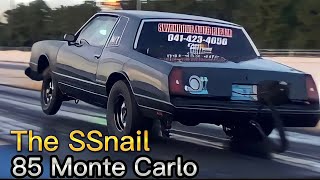 LS Turbo Monte Carlo The SSnail lsswap turbo dragrace [upl. by Hamaso]