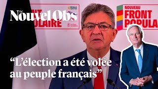 JeanLuc Mélenchon dénonce la nomination de Michel Barnier comme Premier ministre [upl. by Aeki25]