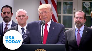 President Trump declares national emergency  USA TODAY [upl. by Juetta929]