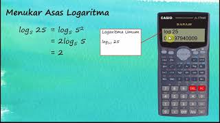 Matematik Tambahan Tingkatan 4 KSSM Bab 4  Menukar Asas Logaritma Dengan Menggunakan Kalkulator [upl. by Anivahs473]