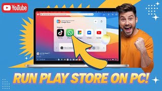 How To Instal Google Play Store on PCLaptop  Run Play Store App In PCLaptop [upl. by Ahseikan]