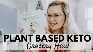 PLANT BASED KETO Grocery Haul  Ketotarian Diet [upl. by Elimay]