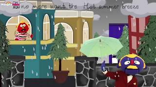 The Monsoon Song  Learning Videos For Children  HooplaKidz EDU [upl. by Salvidor]