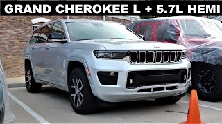 2021 Jeep Grand Cherokee L Overland 57 Hemi Does The New Grand Cherokee L Need A V8 [upl. by Dyol]