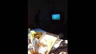 Cowboys fan destroys house [upl. by Tobit]