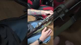 Safely load an empty clip  M1 Garand [upl. by Lucey646]