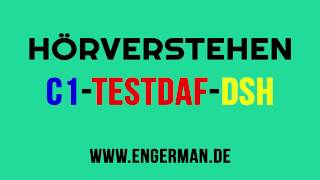 Hörverstehen für C1TestDaFDSH  Hörverstehen für Oberstufe 2 [upl. by Callie]