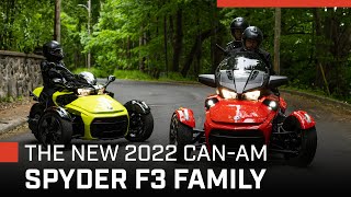 The New 2022 CanAm Spyder F3 Family [upl. by Limhaj]