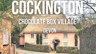 Cockington  THATCHED COTTAGE VILLAGE  Devon  February 2023 [upl. by Aimek]