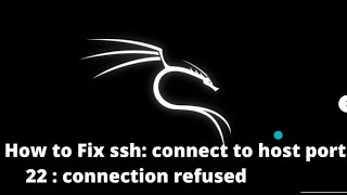 ssh connect to host port 22  connection refused [upl. by Sall735]