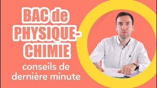 Bac de PhysiqueChimie  nos conseils de dernière minute  Les Bons Profs [upl. by Ellecrag]