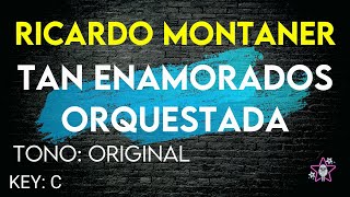 Ricardo Montaner  Tan enamorados orquestada  Karaoke Instrumental [upl. by Oirretna]