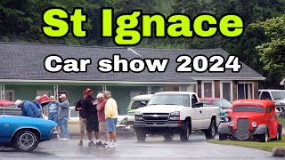 St Ignace Michigan Car Show 2024 [upl. by Eiramllij]