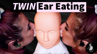 Intense TWIN Ear Eating ASMR No Talking [upl. by Henley72]