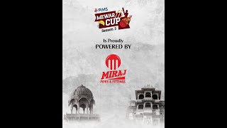 PIMS MEWAR CUP  MTC vs ULW  POWERED BY MIRAJ PIPES AND FITTINGS2025 [upl. by Efioa867]