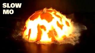 Top 30 Explosions In Slow Motion  Real Life Exploding Compilation  Slow Mo Lab [upl. by Ettenwad207]