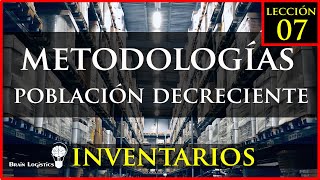 Metodología de Conteos Cíclicos Población en Disminución o Decreciente [upl. by Aernda]