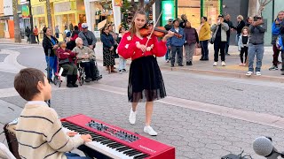 Incredible violin and piano rendition of All Of Me  John Legend Cover  Leo and Karolina Protsenko [upl. by Anoblav543]