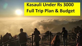 Places to visit in Kasauli  Full Budget amp Trip plan  How to reach Kasauli  Kasauli Tourist Places [upl. by Aidnama224]