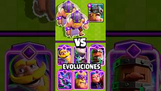 BARBAROS de ELITE vs TODAS LAS CARTAS EVOLUCIONADAS  clashroyale [upl. by Goodden615]