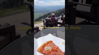 Lunch view in Jackson Hole [upl. by Ynatterb433]