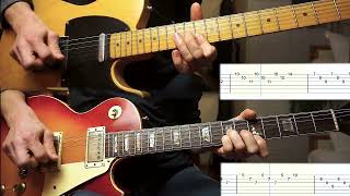 How To Play  Hotel California  Guitar Solo TABBACKINGTRACK [upl. by Attehcram282]