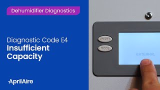 Diagnostic Code E4 – Insufficient Capacity [upl. by Esined]